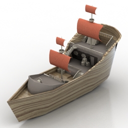 boat 3D Model Preview #f6276b99
