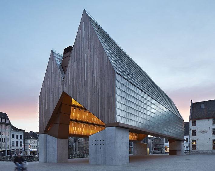 Market Hall in Ghent, Belgium