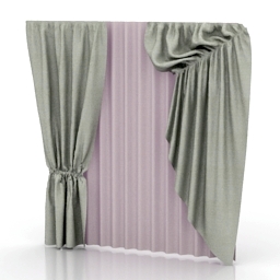 curtain 3D Model Preview #ba554334