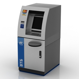 atm terminal cash machine 3D Model Preview #1b045934
