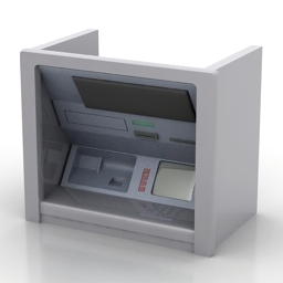 cash mashine 3D Model Preview #7d9e1d93