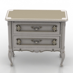 3D Bedside table preview