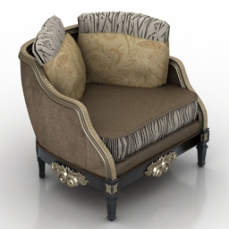 3D Armchair preview
