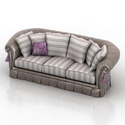 sofa zanaboni ricordi 3D Model Preview #bc4847d0