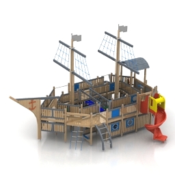 playground ship lappset 3D Model Preview #4592f421