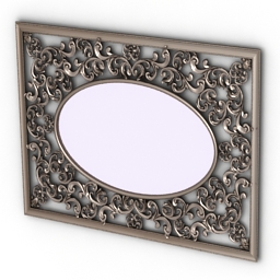 mirror cappellini intagli 830t-s 3D Model Preview #58fa0b37