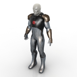 character iron man 3D Model Preview #287a6693