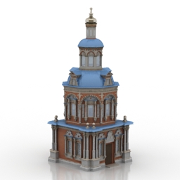 church 3D Model Preview #b30e5a60