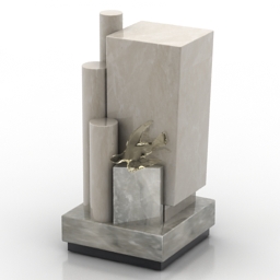 sculpture art deco 3D Model Preview #c8a030ad
