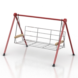 bench swing 3D Model Preview #2159e8a0