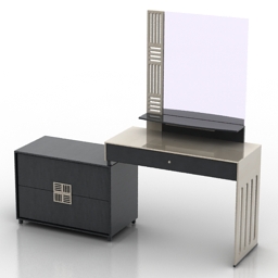 3D Dressing table preview