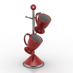 rack for cups 3D Model Preview #93762669