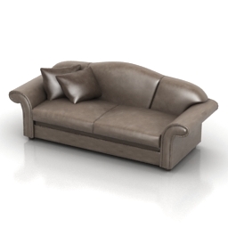 sofa rossetto anna 3D Model Preview #e26d1fdf