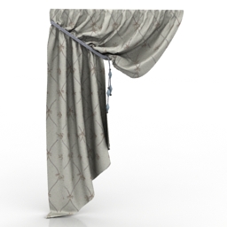 curtain 3D Model Preview #837b50a7