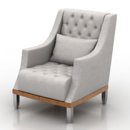 3D Armchair preview