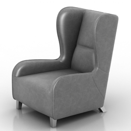 armchair natuzzi marlene 3D Model Preview #5975ad6b