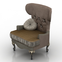 3D Armchair preview
