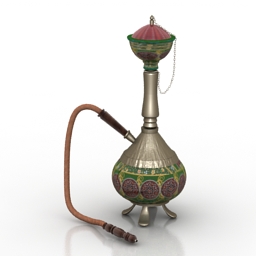 hookah 3D Model Preview #a6473d43