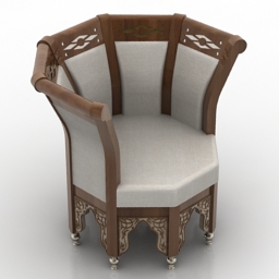 armchair 3D Model Preview #89d46bc6