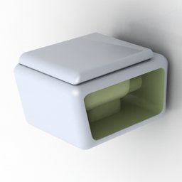 3D Lavatory pan preview