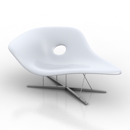 sofa bench la chaise 3D Model Preview #433a8532