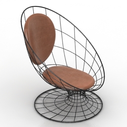 3D Armchair preview