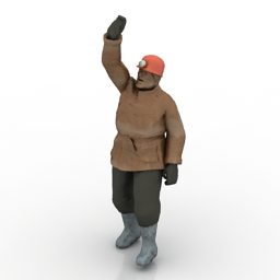 worker 3D Model Preview #982c012a