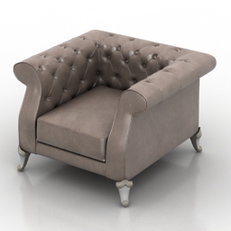 3D Armchair preview