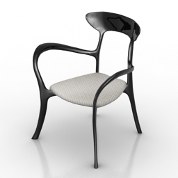 armchair ceccotti 3D Model Preview #63f2c925