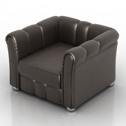 3D Armchair preview