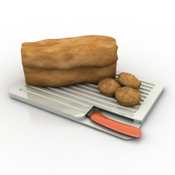bread 3D Model Preview #5cd333f2
