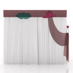curtain 3D Model Preview #391fa0e8