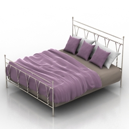 bed maggioni fantasy 3D Model Preview #2c424585