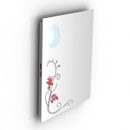 mirror flaminia specchi simple nds90 3D Model Preview #691817a9