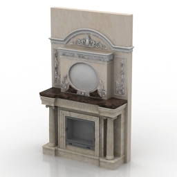 3D Fireplace preview