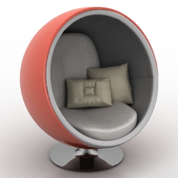 3D Armchair preview