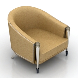 3D Armchair preview