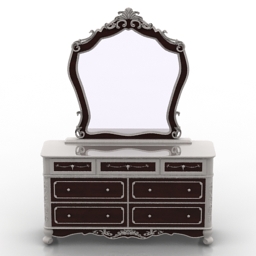 3D Dressing table preview
