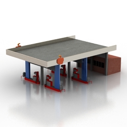 gas station 3D Model Preview #14d5f2c1