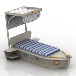 bed calafuria caroti 3D Model Preview #115c1ed3