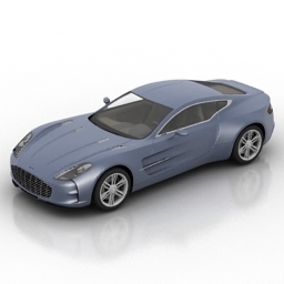 car aston martin one-77 3D Model Preview #25318579