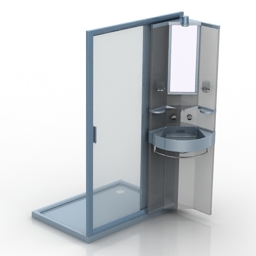 shower behappy s2 ravak 3D Model Preview #cd19b541