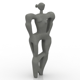 statuette moore decor 3D Model Preview #803d67e9