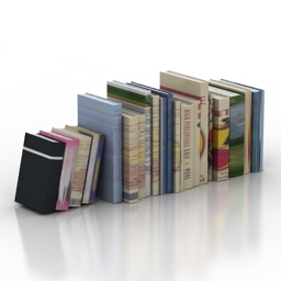 books 3 3D Model Preview #1fc46d43