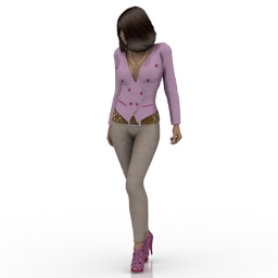 girl 3D Model Preview #871d6a96