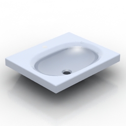 sink 4 lavabi artceram 3D Model Preview #51f89b47