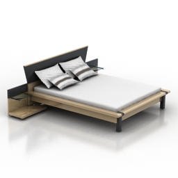 bed gautier wave 3D Model Preview #280cbc1e
