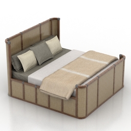 "Rotang Bedroom Bed Commode" - Interior Collection preview