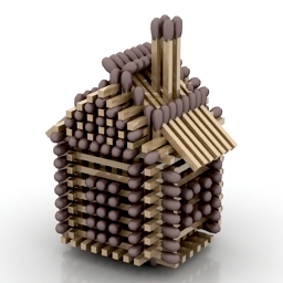 decor match house 3D Model Preview #b2f10ac3