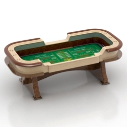 table craps casino 3D Model Preview #433e5111